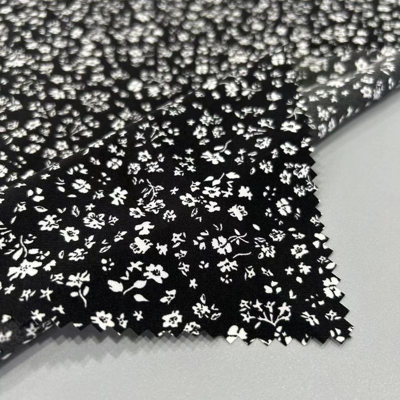 Phong cách đơn giản Phong cách giả mạo Vải màn hình lụa Cotton Like Feel 121GSM 50D+50D*50D+50D