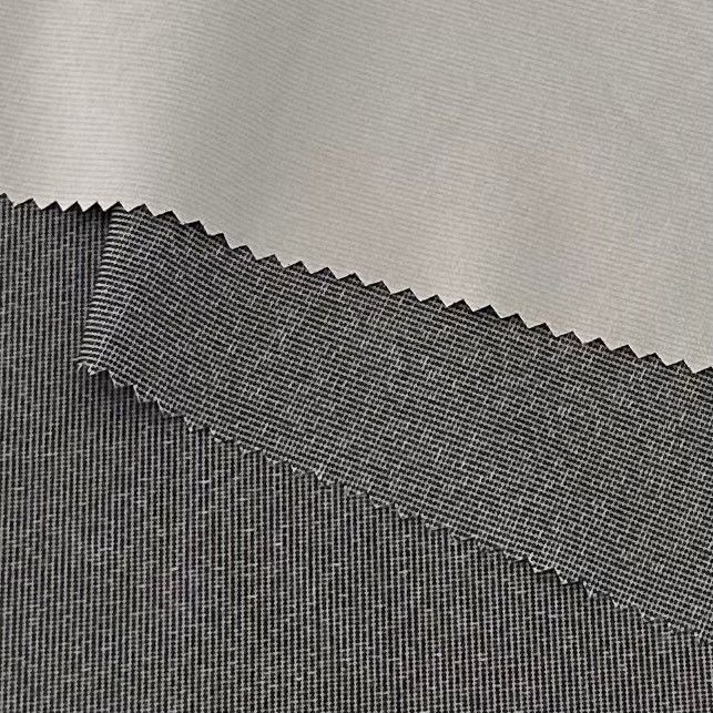 Pearl Dot Polyester Spandex tái chế vải tẩy ẩm 180GSM 75D+40D*75D+40D/150D