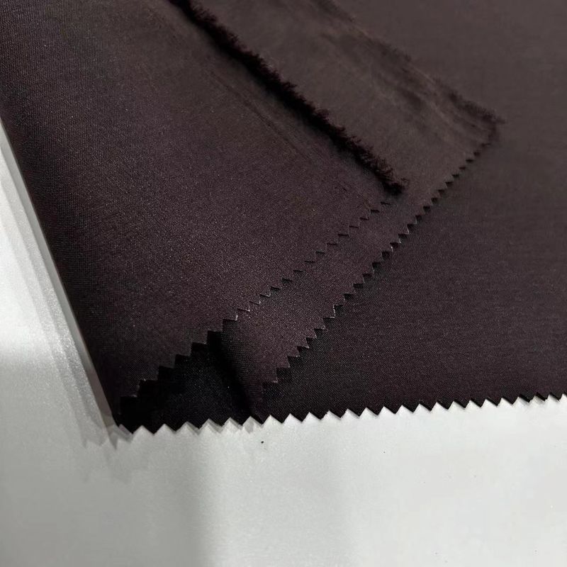 Vải dệt đan polyester tái chế Vải dệt đơn giản 170D * 170D + 40D Cho may mặc