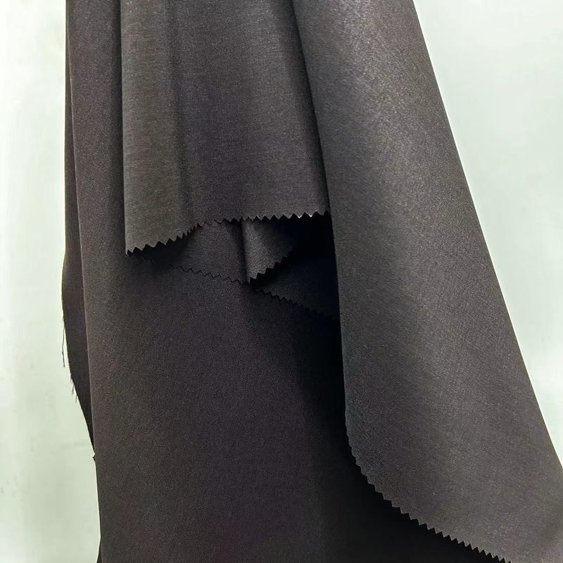 Vải dệt đan polyester tái chế Vải dệt đơn giản 170D * 170D + 40D Cho may mặc