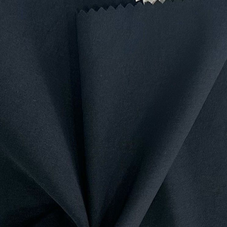 150D mô hai lõi bán bóng bền bỉ được tái chế vải polyester Warp Stretch vải 186GSM