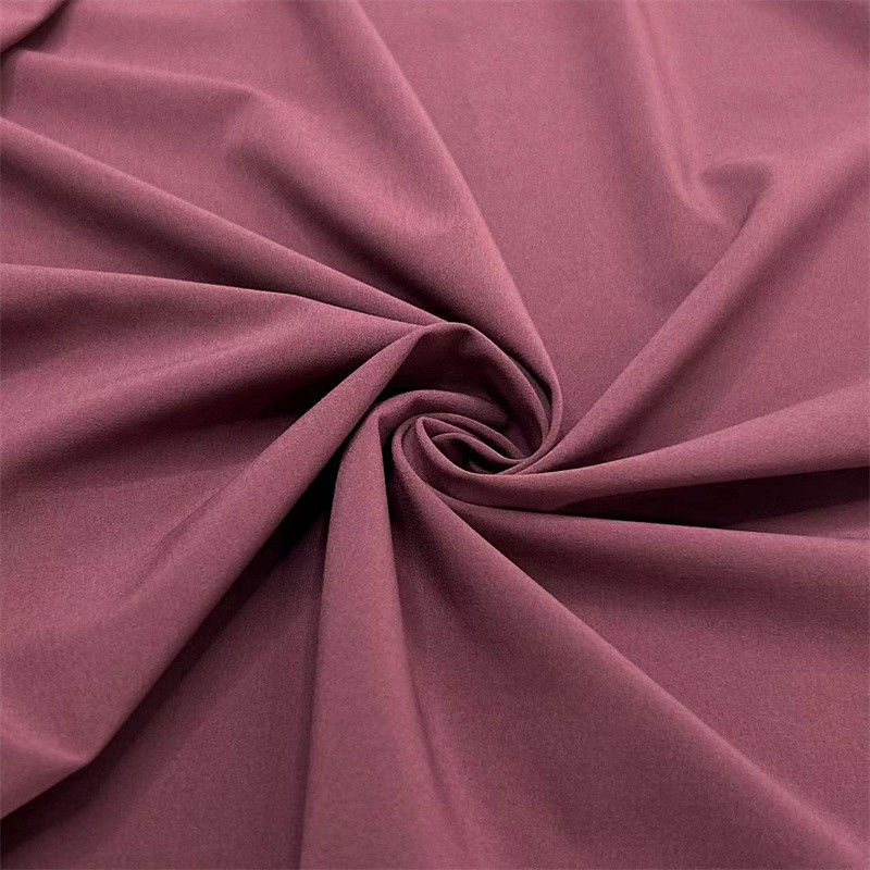 Phân chế Polyester bền vững vải dệt đơn giản 50D Four Way Stretch cho quần áo thể thao