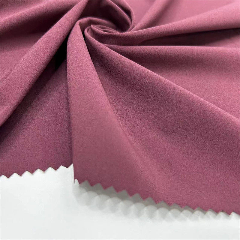 Phân chế Polyester bền vững vải dệt đơn giản 50D Four Way Stretch cho quần áo thể thao