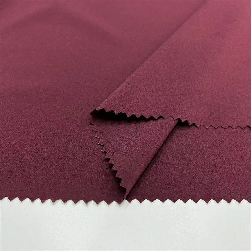 Phân chế Polyester bền vững vải dệt đơn giản 50D Four Way Stretch cho quần áo thể thao