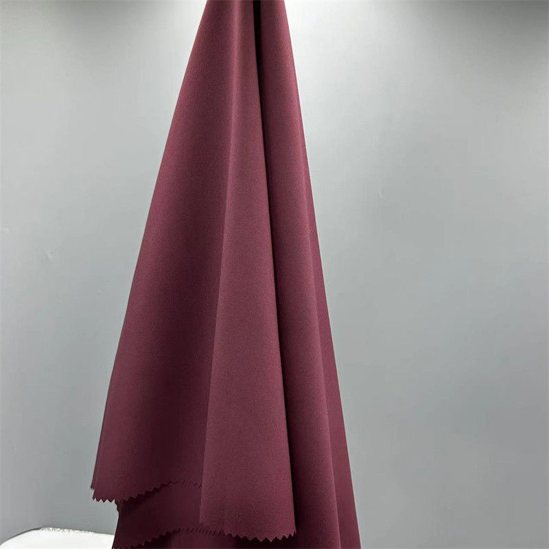 Phân chế Polyester bền vững vải dệt đơn giản 50D Four Way Stretch cho quần áo thể thao