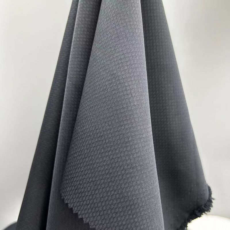 Mesh Grid Vải tái chế bền vững cho quần áo thể thao 75D+40D*75D+40D+150D