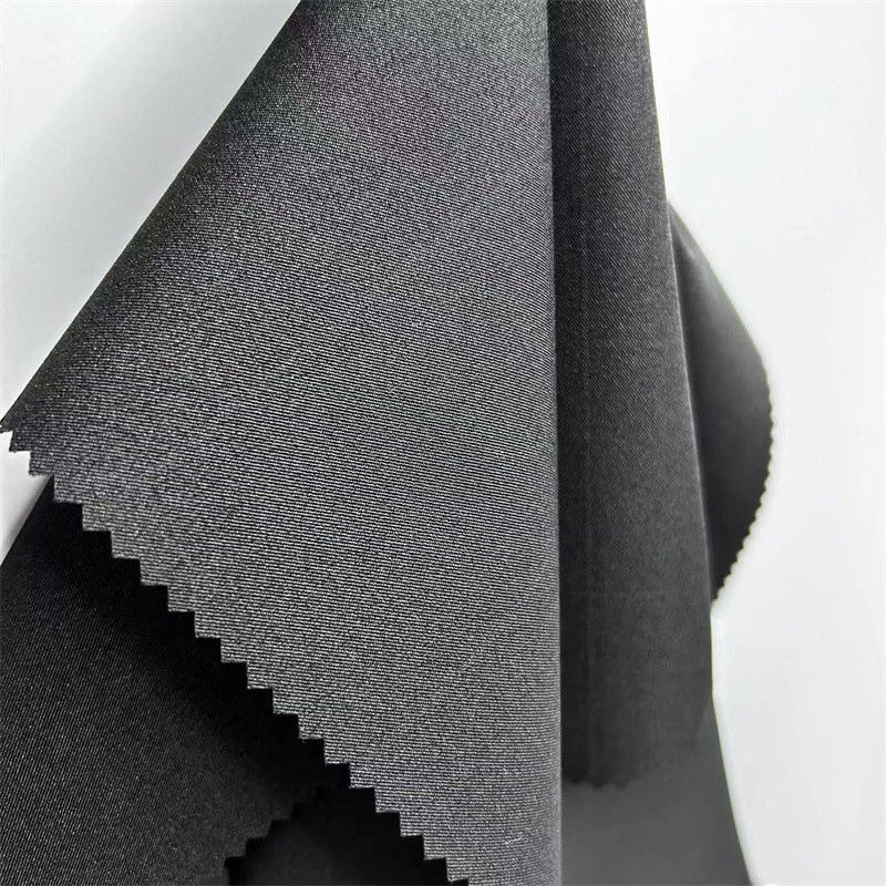 Vải polyester xoắn tái chế 150D/48F+40D+150D/96F+40D*2 92% Polyester 8% Spandex