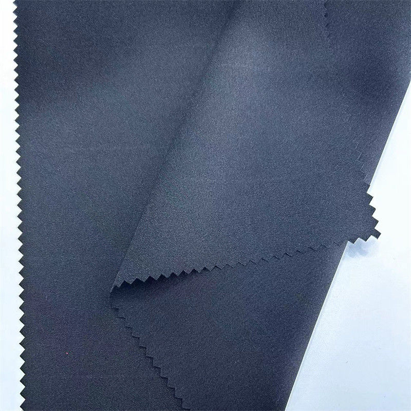 Vải polyester xoắn tái chế 150D/48F+40D+150D/96F+40D*2 92% Polyester 8% Spandex