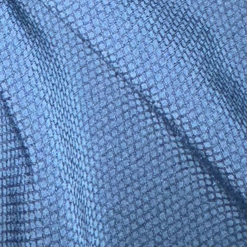 Phân phối lại cao cấp Polyester hai sợi Warp Stretch Diamond Plaid Fabric 75D+40D*75D+40D 145GSM