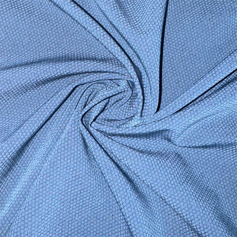 Phân phối lại cao cấp Polyester hai sợi Warp Stretch Diamond Plaid Fabric 75D+40D*75D+40D 145GSM