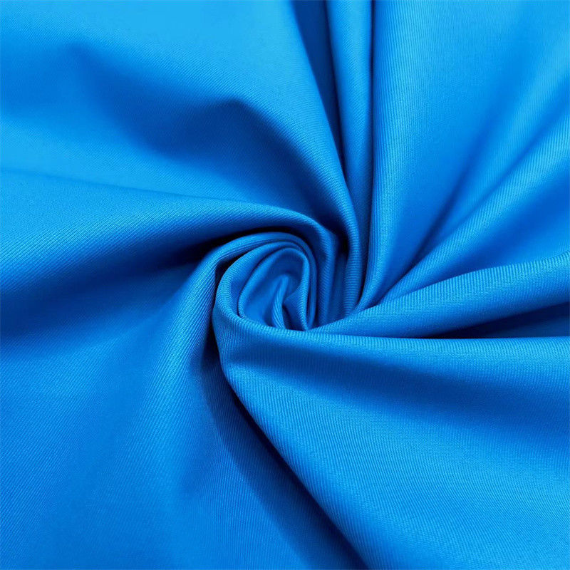 2/2 Đen lại vải Twill tái chế Laminated With TPU Film 100% Poly tái chế để làm trench Coats Jackets