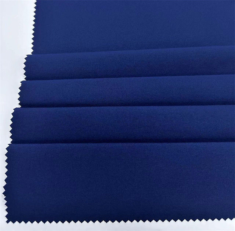 Vải trải dài bốn chiều tái chế 75D + 40D * 150D + 40D 94% Polyester tái chế 6% Spandex 166GSM