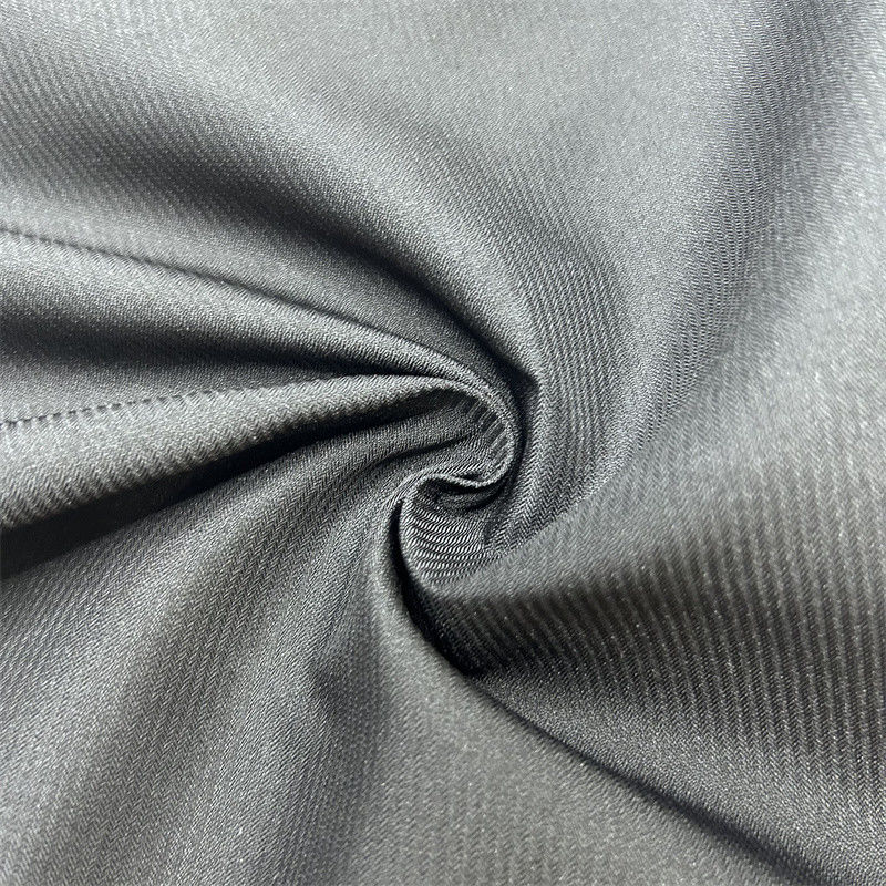 150D Dải polyester tái chế kéo dài thấp với sọc dọc 150D * 150D Quần áo và váy