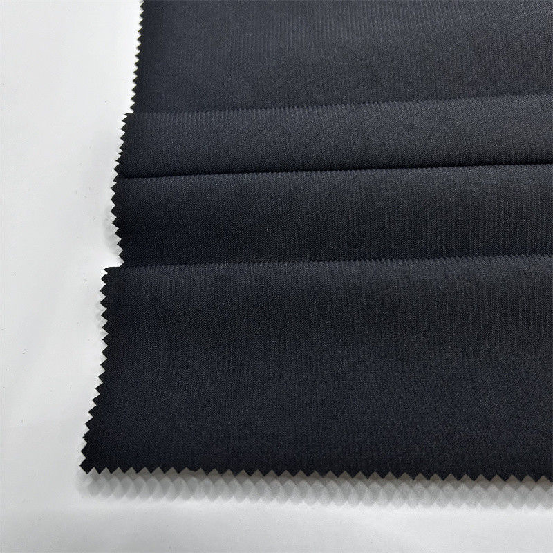 150D Dải polyester tái chế kéo dài thấp với sọc dọc 150D * 150D Quần áo và váy