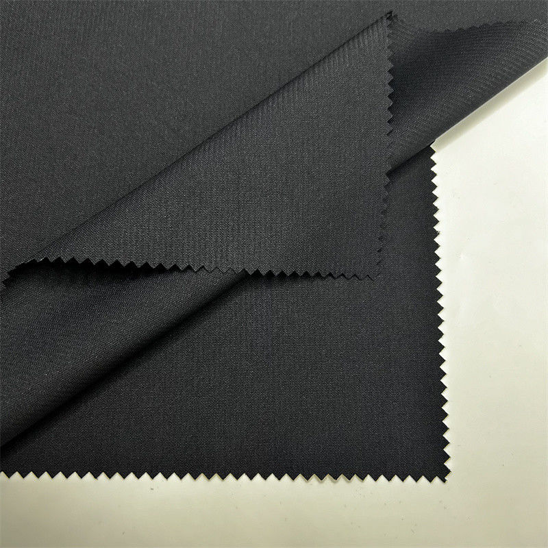 150D Dải polyester tái chế kéo dài thấp với sọc dọc 150D * 150D Quần áo và váy