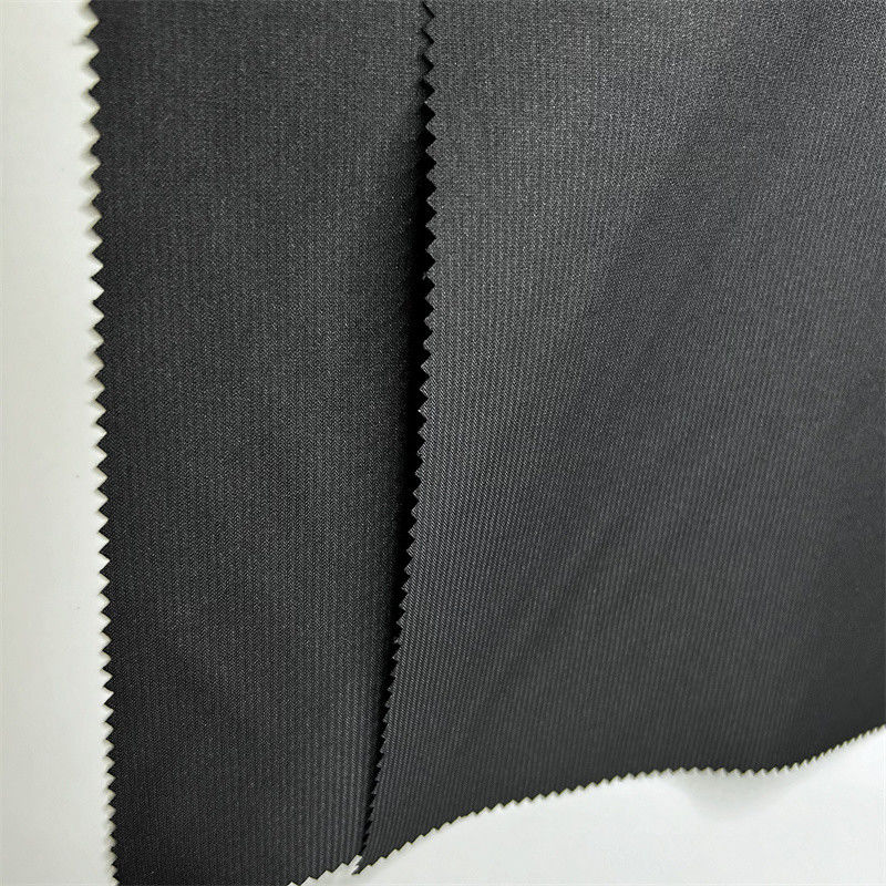 150D Dải polyester tái chế kéo dài thấp với sọc dọc 150D * 150D Quần áo và váy