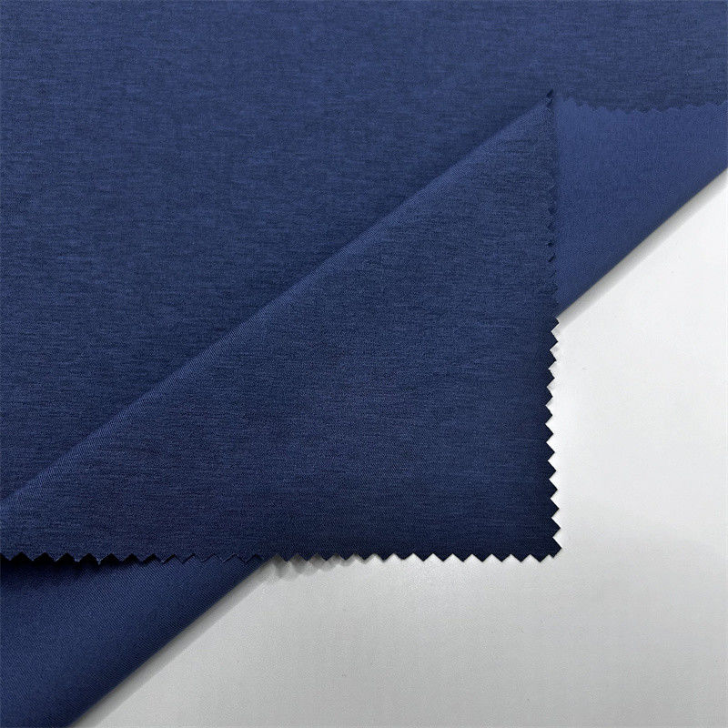 Vải polyester cationic hai lớp Warp Twill với hiệu ứng vải hai tông màu kéo dài bốn chiều