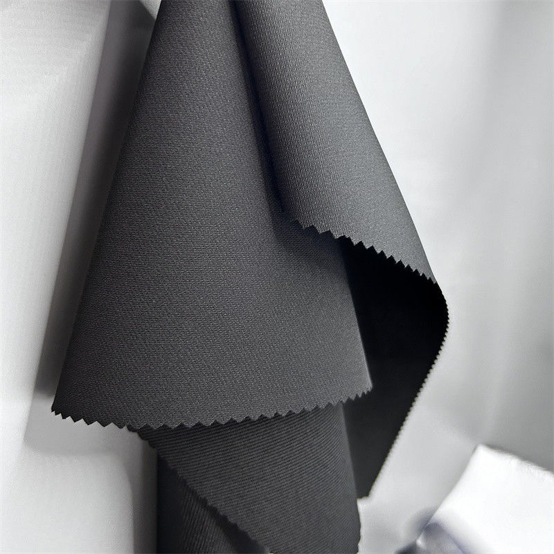 Bốn mặt đàn hồi Twill Dot Đi bộ đường dài 265GSM Polyester Spandex Fabric Đi núi Thể thao Quần áo giải trí