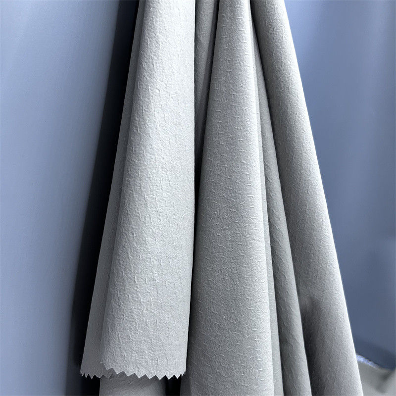 70D+40D*70D+40D Tầm ba chiều Twill Jacquard hiệu ứng cho áo sơ mi áo khoác mỏng