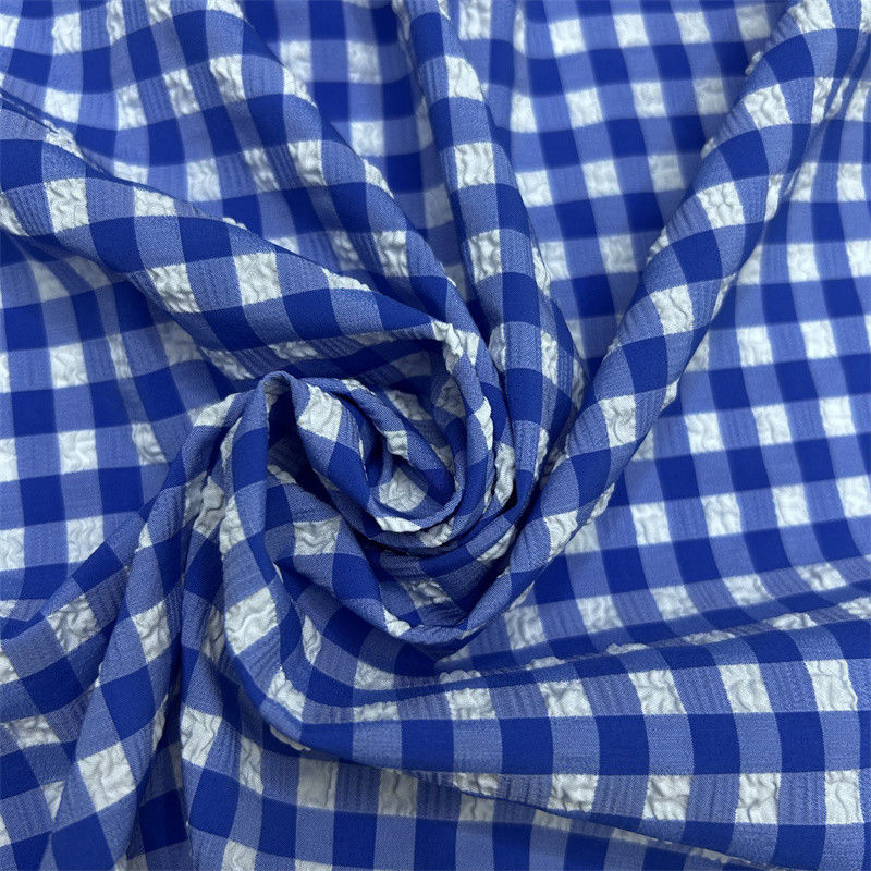 Mạng lưới bong bóng polyester nylon 75D+70D+40D*75D+70D+40D bong bóng nhỏ được nâng lên bề mặt vải
