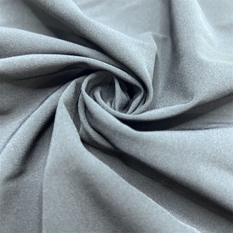 75D Spandex polyester tái chế vải Matte 2/1 Twill Four Side đàn hồi 75D+40D*75D+40D bề mặt tinh tế